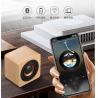 Buy cheap Mini Squre Wood Portable Bluetooth speaker 3W 1200mAh for Cellphone from wholesalers