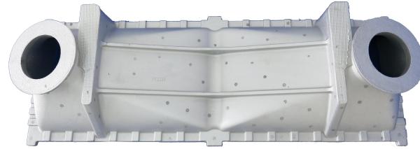 Buy cheap Resin Sand Core Diesel Engine Components , Intercooler Connection Housing Aluminium Car Parts from wholesalers
