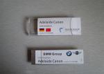 Clear Plastic Name Tag Badges Holders Offset Printing With Insert Name Paper