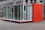 Expansion 20hc Steel Prefabricated Homes With Curtain