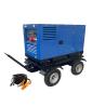 Buy cheap Trolley wheels 400Amps Arc Mig DC welding machine 20kva AC genset diesel generator welder 500a from wholesalers