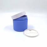 Custom Color Empty Plastic Cosmetic Jars 120ml Hot Stamping