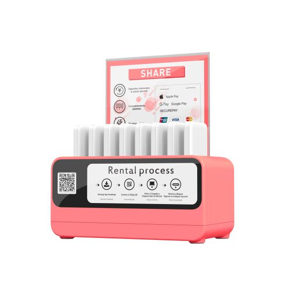 Buy cheap ABS Commercial Phone Charging Station Rental E1008 5000MAh from wholesalers