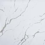 Striped White Quartz Countertops 3200x1600mm Quartz Kitchen Worktops