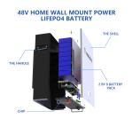 Wall Mounted Solar Energy Storage System Lfp 5kw 10kw 51.2v 48v 100ah Lifepo4