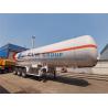Buy cheap ASME Q345R 16.1 Bar 54000 Liters 25MT LPG Tanker Trailer from wholesalers