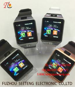 China wholesale smart watch Wear Phone multi-function watch alloy case quartz watch fashion watch concise style blue  pu strap on sale