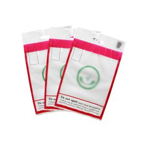 Buy cheap Perfect Printing Custom Tamper Evident Bag Waterproof With Sequential Numbering product