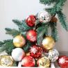 Buy cheap Plastic Painted Halloween Christmas Ornaments Ball 6cm 8cm Gold Red Silver from wholesalers