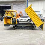 4 Tons Garden Track Dumper Hydraulic Truck Dumper 3Ton Small Crawler Dump