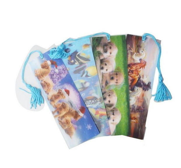 PLASTIC LENTICULAR Animated Morphing zoom Flip 3d Effect Plastic lenticular 3d bookmarks printing manufacturer