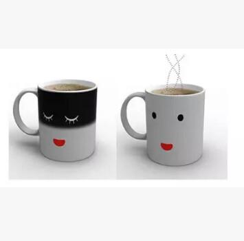 Buy cheap New creative gift product smile colour change temperature sensing ceramic mugs cup from wholesalers