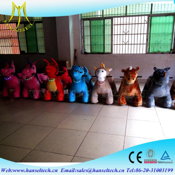 Hansel fiberglass body mini car commercial kid rides indoor playground business