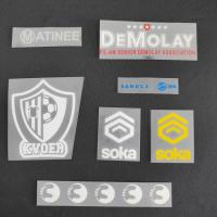 Buy cheap Durable Flexible Silicone Heat Transfer Logo Heat Transfer Clothing Tags product