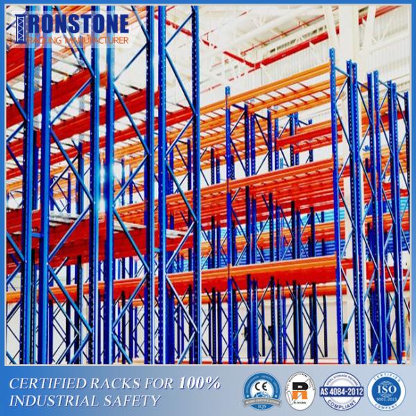 Buy cheap Heavy Duty Industrial Double Deep Pallet Racking for Cargo Storage from wholesalers
