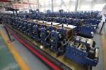 SS Pipe Making Machine , Tube Forming Machine Flying Saw Profile