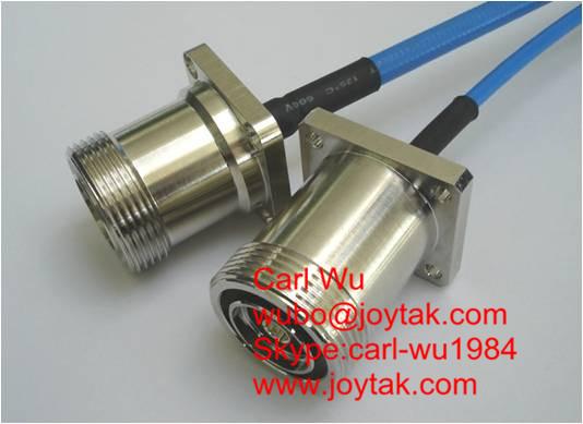 Buy cheap DIN 7/16 connector female jack clamp type antenna base station Cable Assembly DIN-KFD-18 from wholesalers