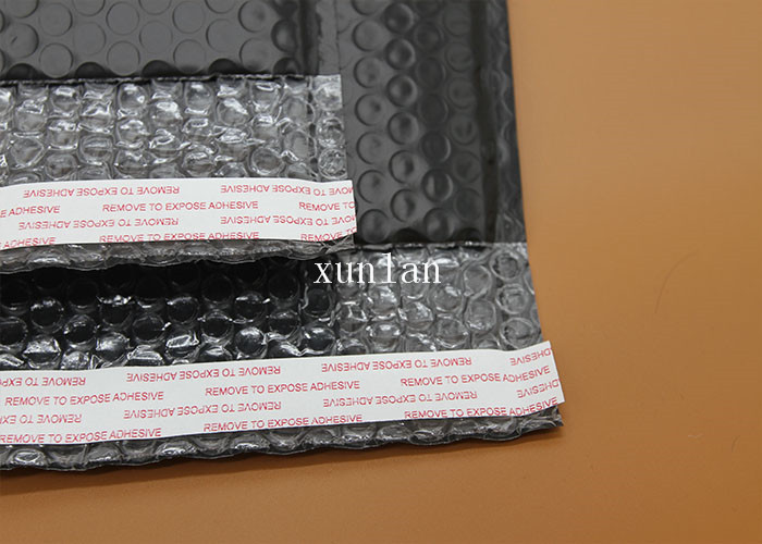 No Fading Flat Poly Bubble Mailers , No Permeation Black Bubble Mailers