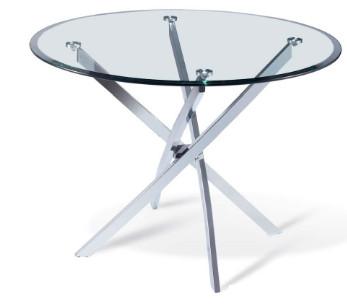 Buy cheap Modern round glass dining furniture table from wholesalers
