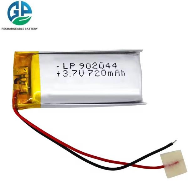 Buy cheap Long-lasting 902044 3.7V 720mAh Lithium Polymer Rechargeable Battery for Digital Products from wholesalers