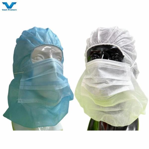Buy cheap ISO Certified Disposable PP Ninja Space Astronaut Balaclava Hood Head Cover with Face Mask from wholesalers