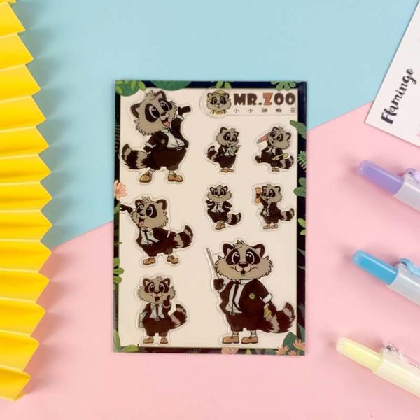 Buy cheap CMYK Colour 3D Cartoon Stickers Neutral Hardness Plastic Custom Vinyl Stickers from wholesalers