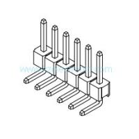 Buy cheap 2.54mm single row right angle pin header connector product