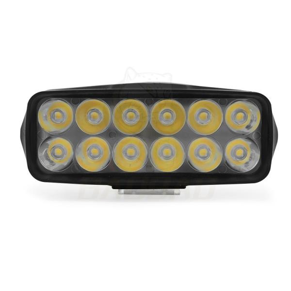 Buy cheap Plastic White Color Steady 12 Beam Motorcycle Parts LED Spotlight from wholesalers
