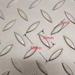 AISI316L EN 1.4404 Stainless Steel Checkered Plate 0.6 - 8.0mm Stainless