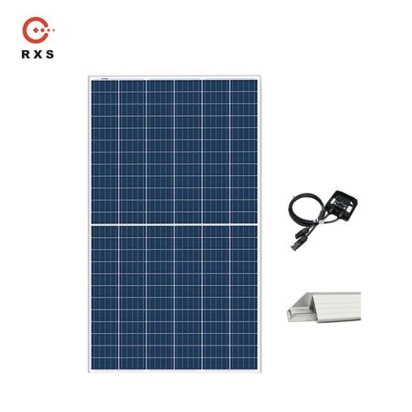 Buy cheap 72 Cell Solar PV Module Photovoltaic Coated Tempered Glass Solar Panel Kit 340w 345w from wholesalers