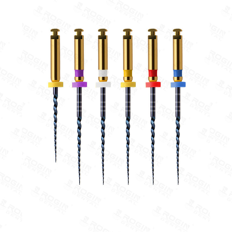 Taper Flexible Memory Alloy Niti Files Endodontics Dental Rotary Files Heat Activation Blue Colot