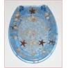 Buy cheap polyresin toilet seat cover,sea star shell design transparent poly-resin toilet seat, from wholesalers