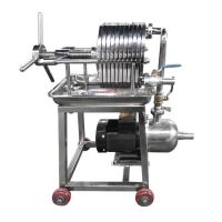 Buy cheap laboratory plate and frame filter press dewatering SS304 316 Water Treatment product