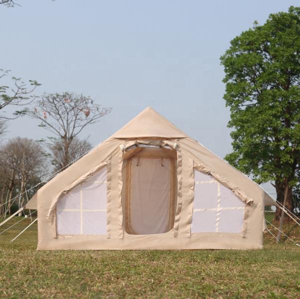 Buy cheap Air Family Inflatable Camping Tent Canvas Customized Luxury Polyester from wholesalers
