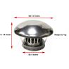 Buy cheap Stamping 8" Chimney Flue Rain Caps Rain Proof corrosion resistant from wholesalers