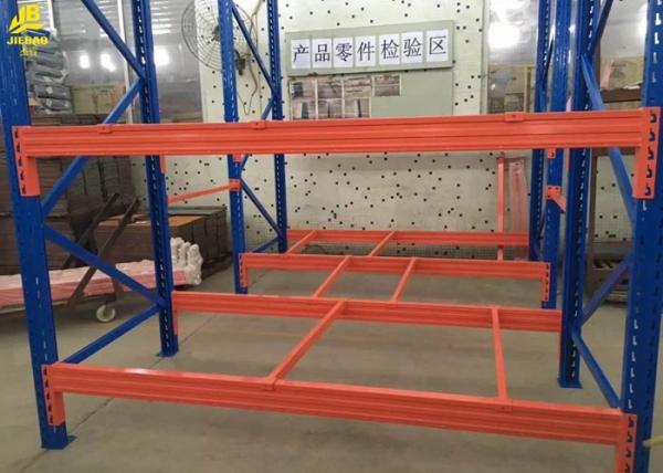 Buy cheap Warehouse Selective Pallet Racking System , Metal Industrial Pallet Rack Shelving from wholesalers