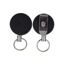 Buy cheap Metal Round Retractable Badge Reel , Heavy Duty Retracting Id Card Reels product