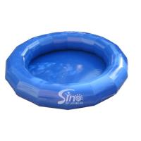 Buy cheap 5m dia. small round kids inflatable swimming pool for backyard family water fun product