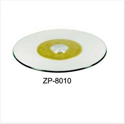 Buy cheap hot sale popular China factory yellow glass revolving plate for restaurant from wholesalers