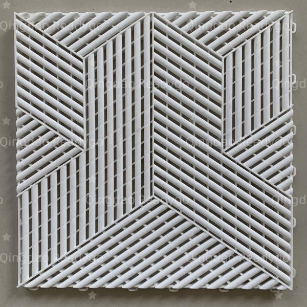 Buy cheap Matte Finish Plastic Interlock Garage Floor Tiles with Stain Resistance from wholesalers