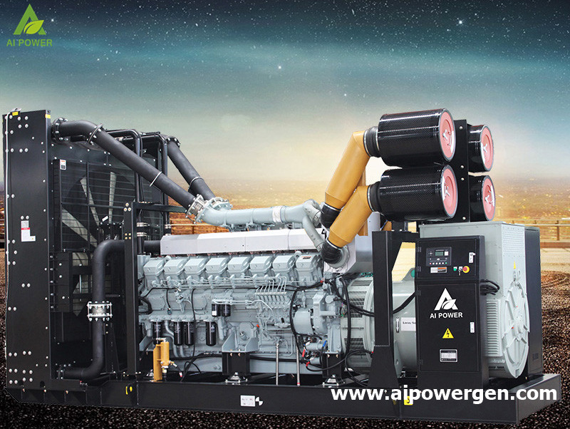 1500kva 1200kw Aosif Power Mitsubishi Diesel Generator 230v 50hz