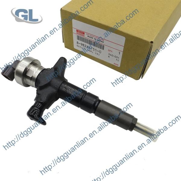 Buy cheap Genuine Brand Diesel Common Rail Fuel Injector 295050-1540 8-98246751-0 8982467510 For ISUZU 4JJ1 from wholesalers