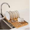 Buy cheap Indoor Household Kitchen Holders Dish Furniture Organizer Storage Rack Made of Bamboo from wholesalers