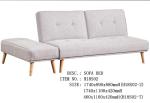 Buy cheap Simple Ottoman Pure Foam Filling Functional Sofa Bed For Bedroom 460 * 1100 * 420 from wholesalers