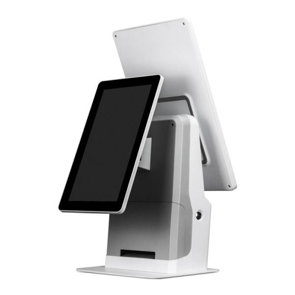 Buy cheap 27in Restaurant Self Ordering Kiosk 1920x1080 Food Ordering Kiosk from wholesalers