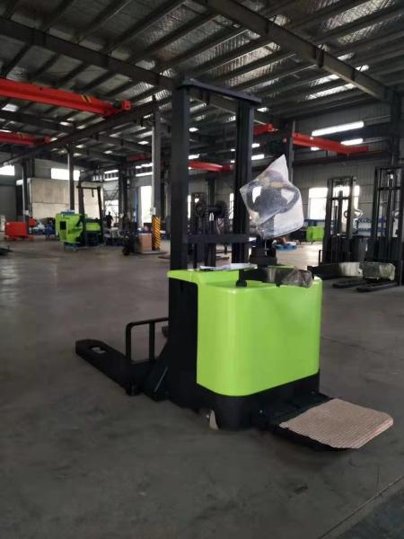 Buy cheap Adjustable Forks Semi Electric Forklift Pallet Stacker from wholesalers