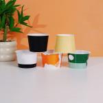 6oz Customize Logo Greek Yogurt Cups Single Wall Plastic Small Size Fruit Ice
