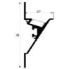 Buy cheap Oxidized Silver Gypsum Drywall LED Profile Anodized Aluminium Alloy Anti Corrosion from wholesalers