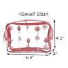 Buy cheap Rose Pattern PVC Cosmetic Organizer Bag With Zipper from wholesalers