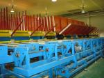 Cross cut Panel Cooling Rack System PU Sandwich Panel Line